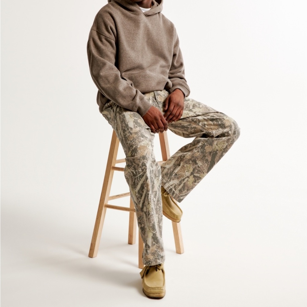 Abercrombie & Fitch Baggy Workwear Pant Camo 30 x 32